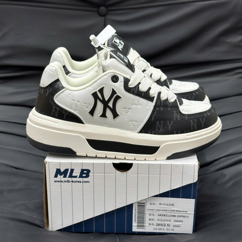 Giày Sneaker Liner Ny Trắng Đen mới 2025 Dễ mix đồ