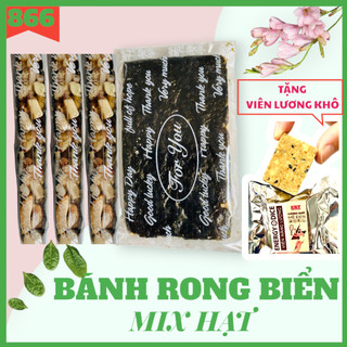  BÁNH RONG BIỂN KẸP Mix Hạt dinh dưỡng   Tặng 1 viên Lương khô  