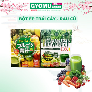 [Date 2027] Bột Nước Ép Trái Cây - Bột Nước Ép Rau Củ Tươi - Tổng Hợp 98 Loại Trái Cây Và Rau Củ Nhật Bản - Gyomu Japan