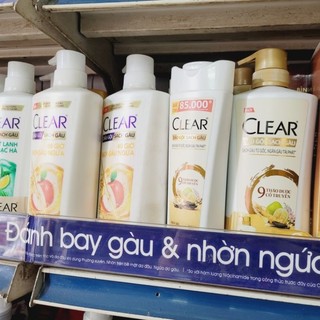 Dầu gội clear bạc hà, thảo dược 618ml