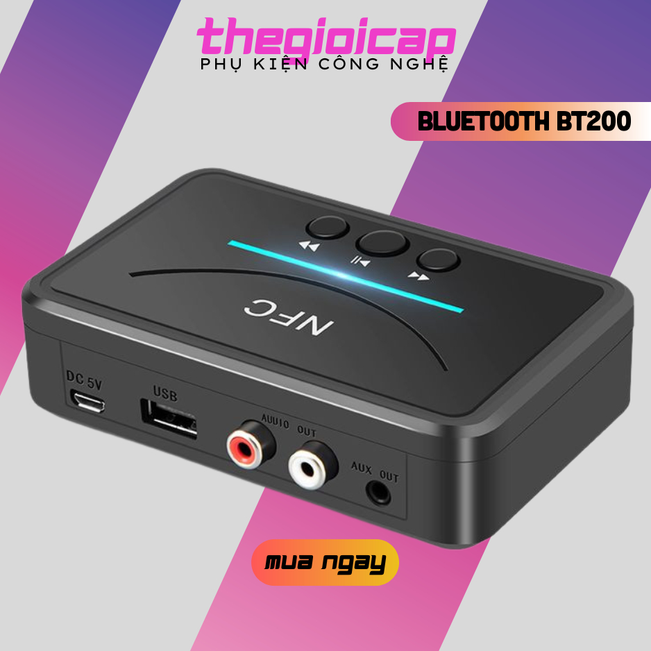 Thiết Bị Nhận Bluetooth, NFC Cho Loa Và Amply BT200