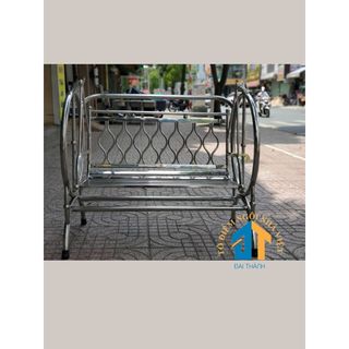 Xích đu mini inox kiếu đan lưới