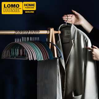 Bộ 10 Móc treo áo khoác nỉ len dạ LOMO chống vết hằn khi treo thiết kế thông minh, sang trọng, hiện đại