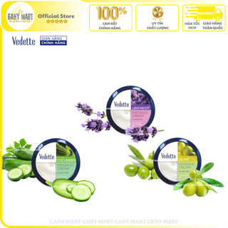 [HSD:2028] Kem massage Vedette Lavender / Olive / Dưa Leo hủ 145ml_ Gahymart