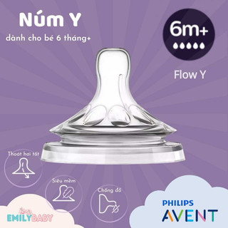 Núm ty size Y bình Philips Avent Natural