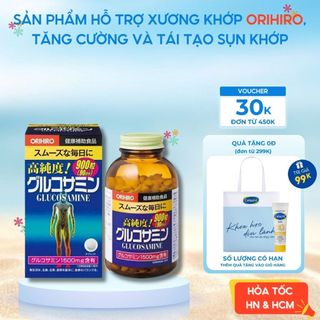  Viên uống Glucosamine ORIHIRO Nhật Bản giảm đau xương khớp 950 viên tăng cường sụn khớp canxi 