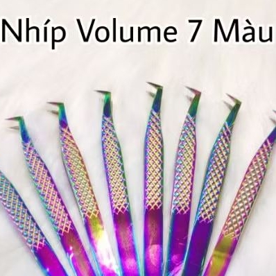 Nhíp volume pakistan Gold, 7 màu
