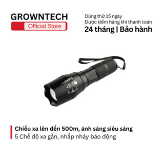 Đèn Pin Siêu Sáng XML T6 Full Box, Kèm Pin Sạc, Vỏ Kim Loại Chống Nước, Chắc Chắn