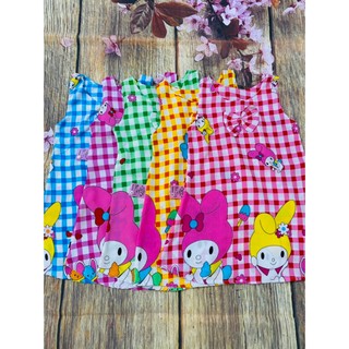 Sale Đầm Lụa Dễ Thương Bé Gái (8-16kg) ( giao màu ngẫu nhiên)