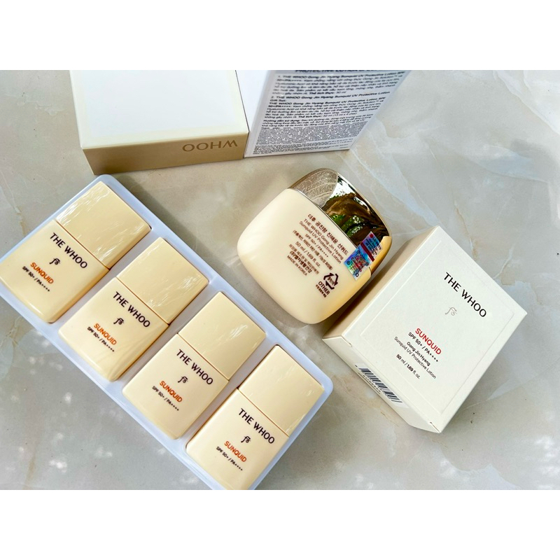 (Tem LG ViNa date 4/2027) - Kem chống nắng Whoo Sunquid UV Protective Lotion
