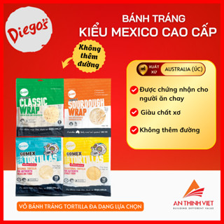 Vỏ bánh tráng Tortilla nhập khẩu Úc Diego’s GoWell