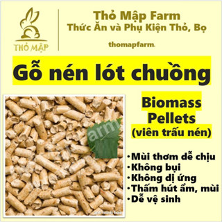   Pack 10 KG SHIP TIẾT KIỆM  Gỗ nén gỗ viên lót chuồng THỎ BỌ Ú GUINEA PIG thấm hút ẩm mùi tốt 