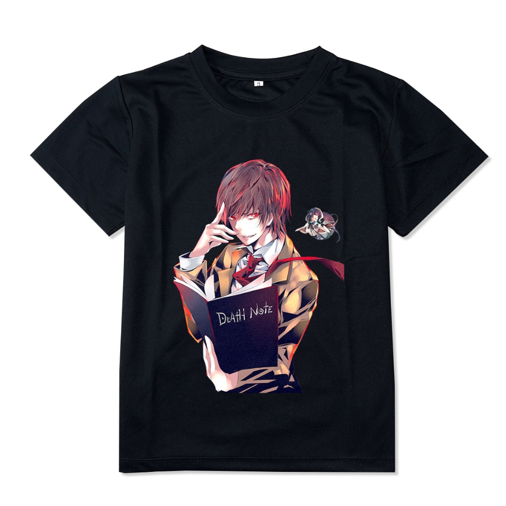 Áo thun Death Note, Vải Poly Thái Mặc Mát Co Dãn 4 Chiều, Size Từ 7kg Đến 90kg