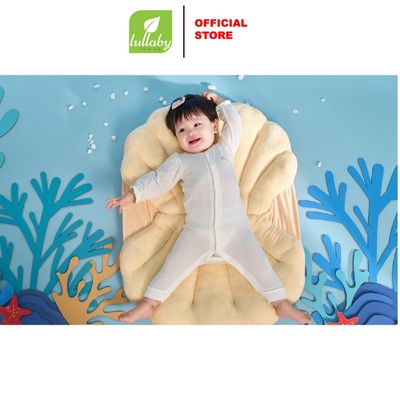 LULLABY - NH334N -  Sleepsuit BG cài giữa cổ tim