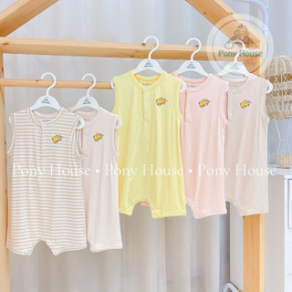 Body Ba Lỗ Punchun Phong Cách Hàn Quốc Siêu Mềm Mát Cho Bé Trai Bé Gái Mùa Hè