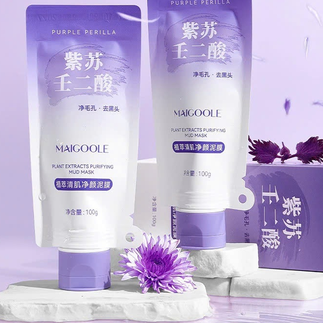 Mặt Nạ Bùn Khoáng Dưỡng Trắng Kiểm Soát Dầu MAIGOOLE - Mặt Nạ MAIGOOLE Loại Bỏ Mụn Đầu Đen Giúp Thông Thoáng, Xóa T
