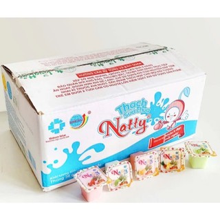  Thùng Thạch sữa chua Natty rời 5kg Long Hải 