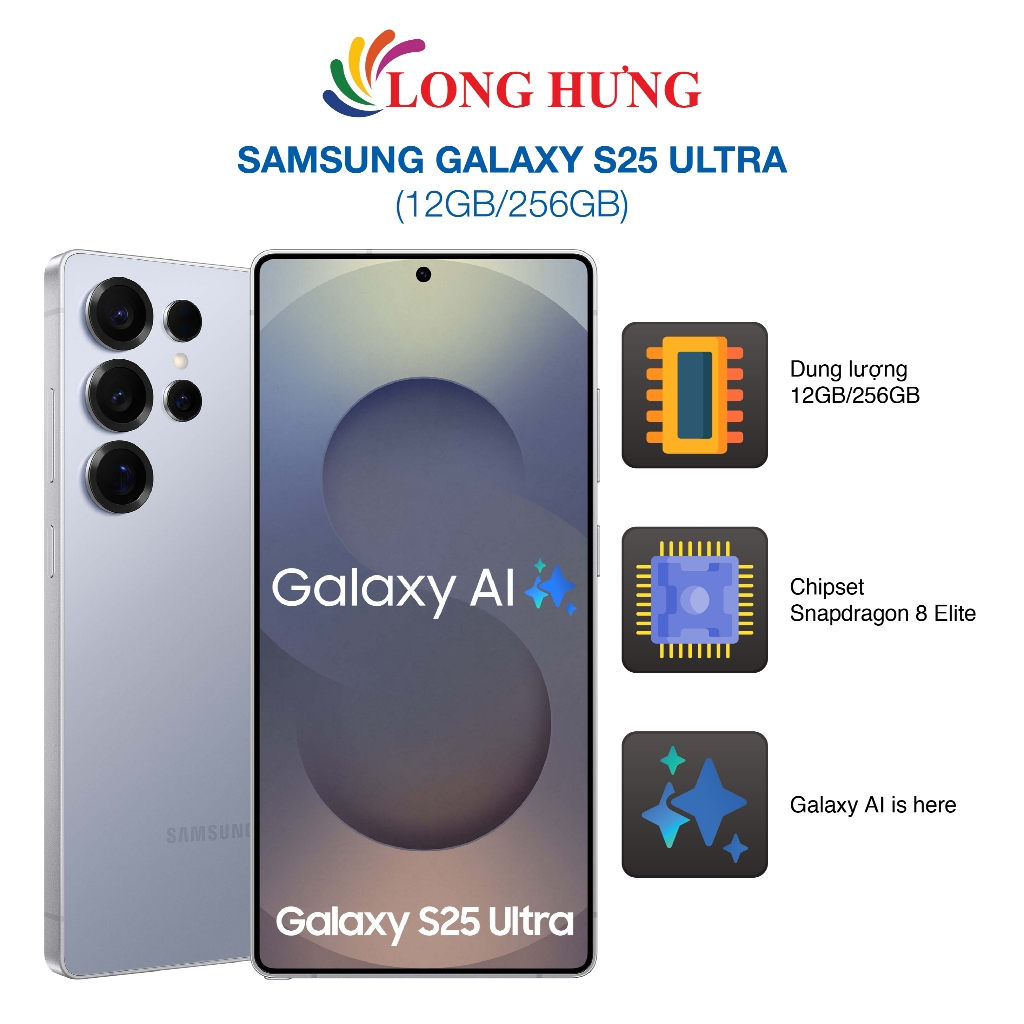 Điện thoại Samsung Galaxy S25 Ultra (12GB/256GB) - Hàng chính hãng