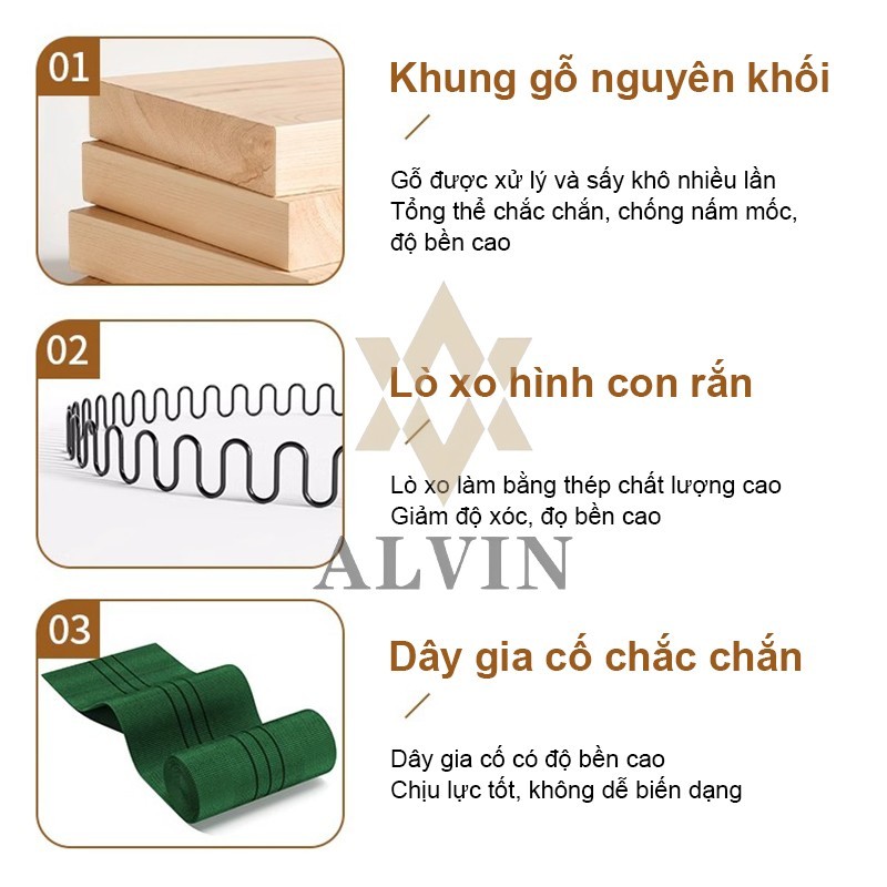ALVIN Ghế Sofa Giường 3in1 120-180cm Phong Cách Kem Gấp Gọn Nhà Thuê & Căn Hộ 2025 | BigBuy360 - bigbuy360.vn
