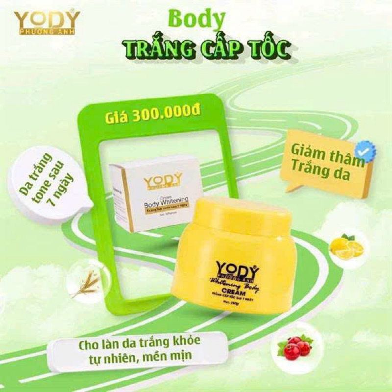 Kem body dưỡng da yody chính hãng