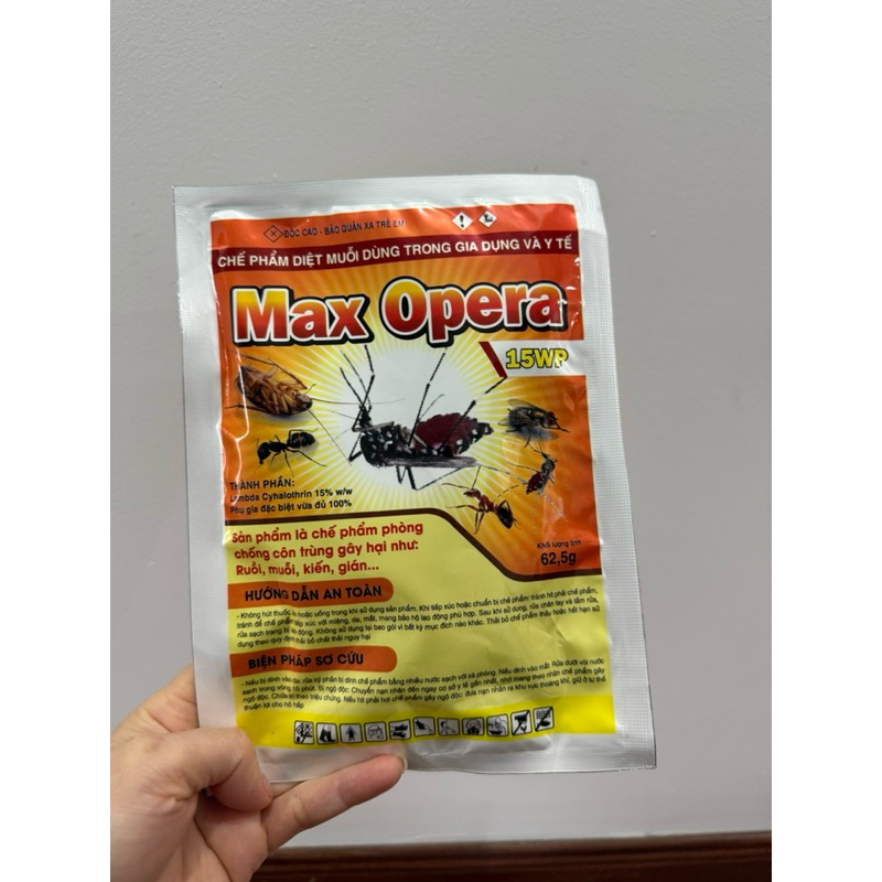 Thuốc diệt muỗi – thuốc diệt côn trùng Max opera 15WP 62,5g