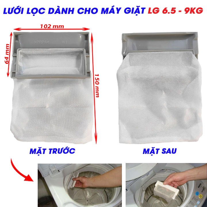 Túi lọc dành cho máy giặt LG