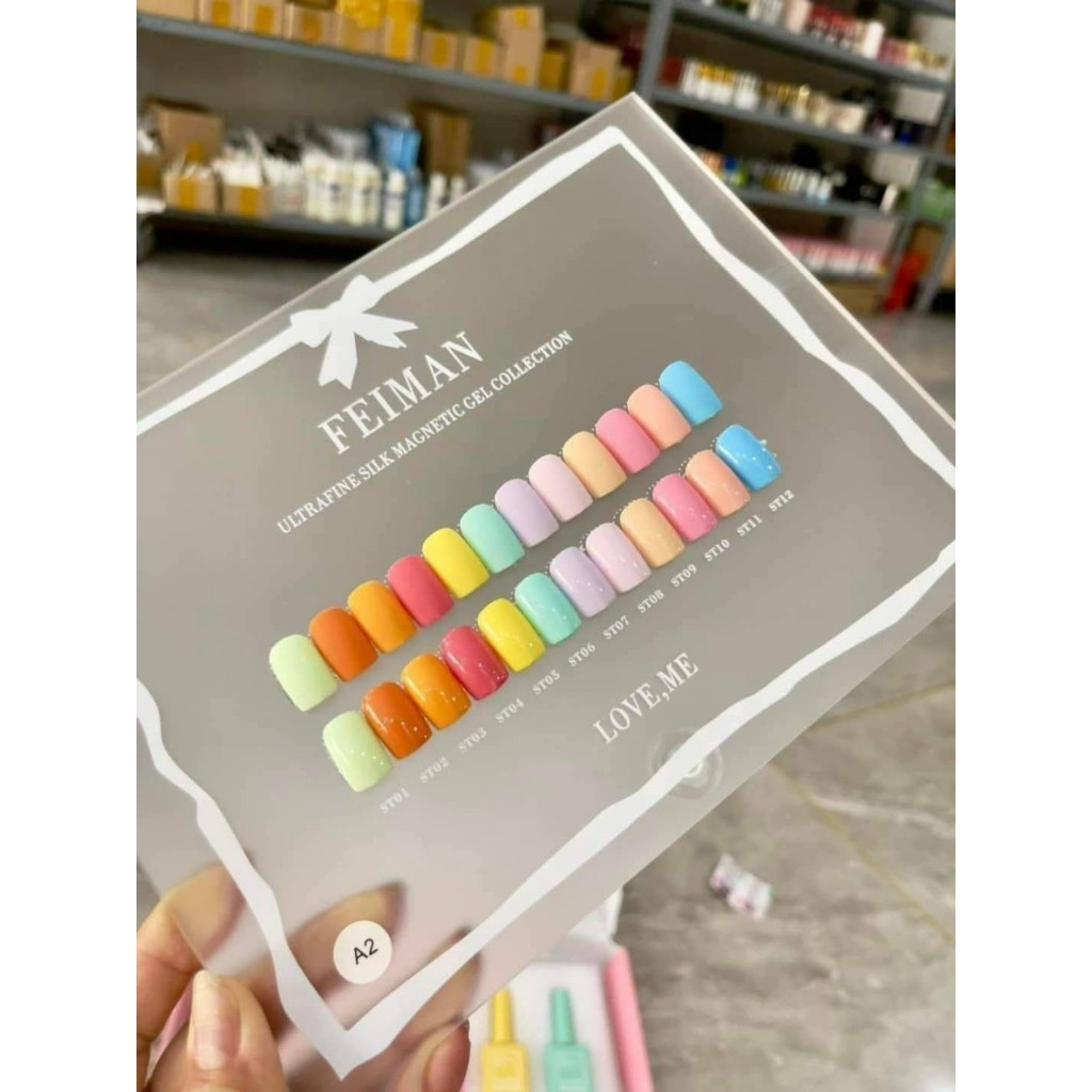 set paster 12  chai kèm bảng màu .