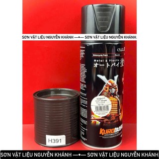 H391- sơn xịt samurai màu nâu hạt dẻ