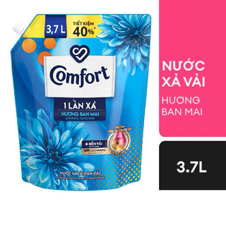   Chính Hãng  Nước Xả Vải Comfort Ban Mai Túi 3,7 L Thơm Gấp 10 Lần Quần Áo Mềm Mại giang Hàng Nhanh 