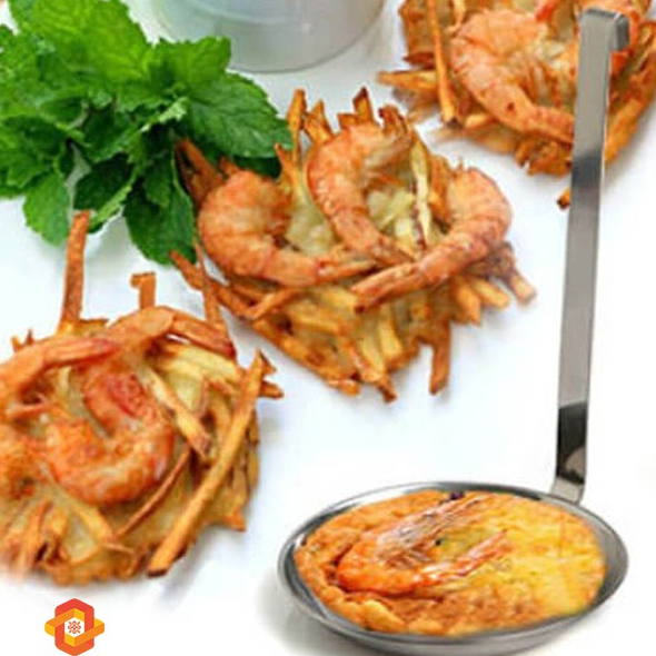 Khuôn inox làm bánh tôm