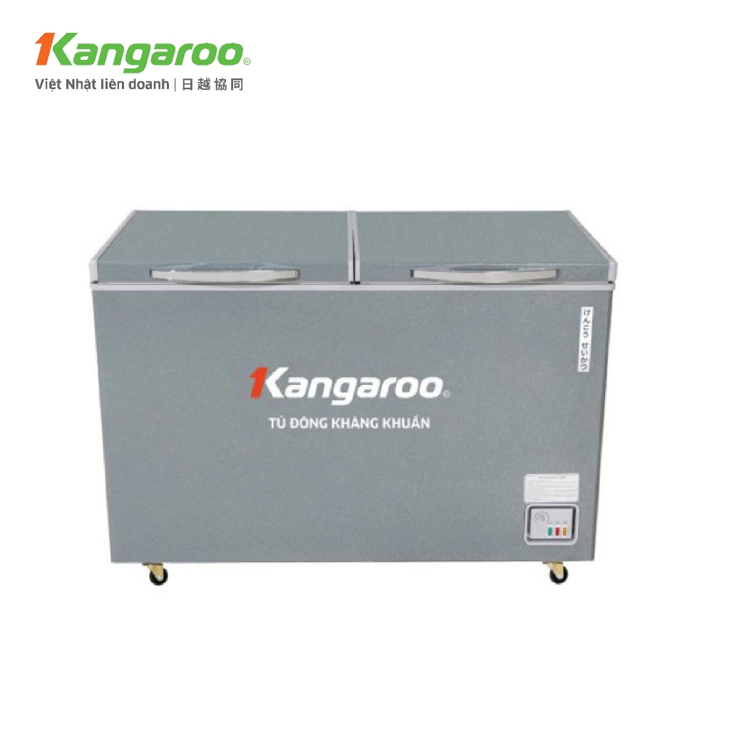 Tủ đông kháng khuẩn Kangaroo 327 lít KGFZ389NG2 - 2 ngăn 2 cánh