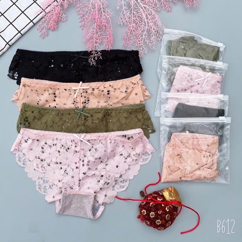 Quần lót ren bèo quyến rũ sexy cao cấp  QYK - CHILL HOUSE