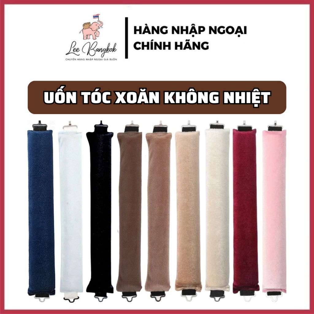 Combo 3 Thanh Uốn Tóc Không Nhiệt Tạo Kiểu Tóc Xoăn Khi Ngủ Chất Liệu Vải Xốp Mềm Mại Dễ Chịu Đơn Giản Sử Dụng