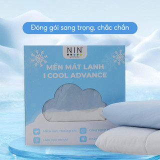   CHĂN HÈ MÁT LẠNH  Mền lạnh I Cool Advance 2025 NIN House NM8034 1m6x2m1 2mx2m2 | Chăn chần Ice Silk 