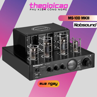 Bộ amplifier đèn mini bluetooth nobsound ms-10d mkiii cao cấp - hàng phân phối chính hãng