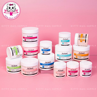Bột đắp móng Via Secret 60g chính hãng mịn, dẻo, không vón cục - Kitty Nails Supply