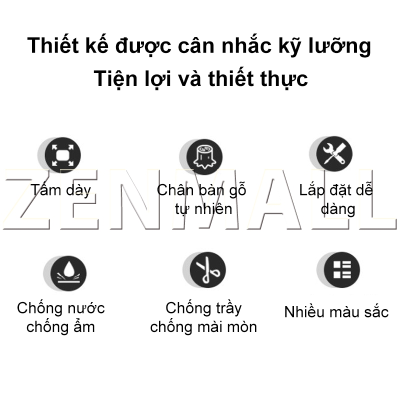 ZEN Bàn trà Kệ phòng khách nhỏ Mặt bàn cạnh ghế sofa Bàn cà phê bàn ngồi bệt  1/2 Tầng | BigBuy360 - bigbuy360.vn