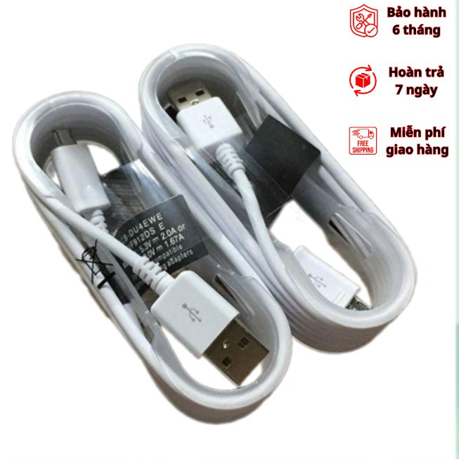 CAP36 - Cáp dài 1m chân micro S6/NO.TE4 sạc nhanh 2A