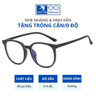  Kính Cận Thị Gọng Nhựa Dẻo Thời Trang Cao Cấp dành cho dáng mặtto 6016 - Mắt kính Tiểu Yến 