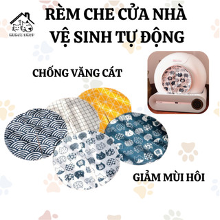  Rèm che cửa nhà vệ sinh thông minh Tonepie máy dọn phân Tipro ngăn khử mùi chống văng cát - Kenji 
