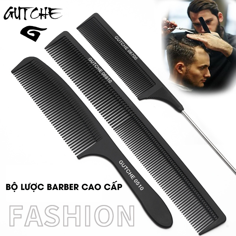 Bộ Lược Cắt Tóc Chuyên Dụng Gutche, Dụng Cụ Cắt Tóc, Tạo Kiểu Cho Salon Và Thợ Tóc