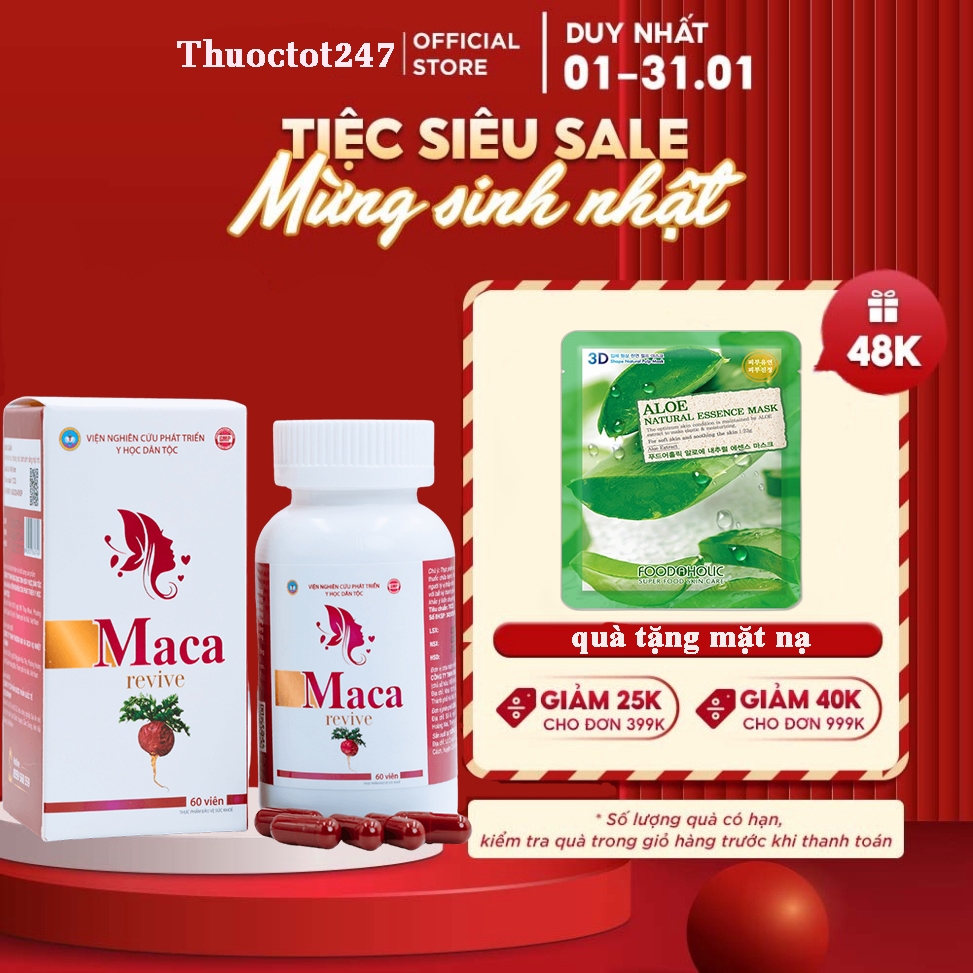 Viên Uống Nội Tiết Tố Nữ Maca Revive
