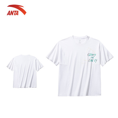 Áo thun thời trang nữ Anta Iconic Vương Nhất Bác 1625B8118 Áo Phông Life Style form rộng rãi dành cho nữ