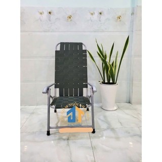 Ghế xếp sắt mini dây đan-GX19