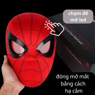 Mặt Nạ Hóa Trang Người Nhện nháy mắt được Tỉ Lệ 1: 1 điều khiển từ xa mắt phát sáng 