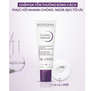 Kem Dưỡng Ẩm Phục Hồi Và Làm Dịu Da Bioderma Cicabio Tím l Ngân Phạm Korea