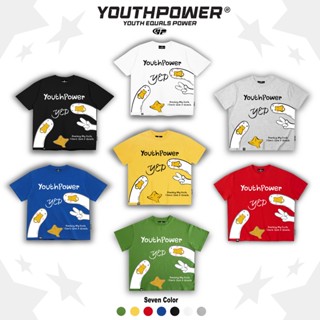 Áo Thun Big Boxy YOUTHPOWER DUCK YEP From Rộng Nam Nữ Cổ Tròn Chất Liệu Cotton In Lụa Local Brand