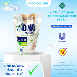 Nước giặt quần áo omo matic cho bé yêu 3,6KG