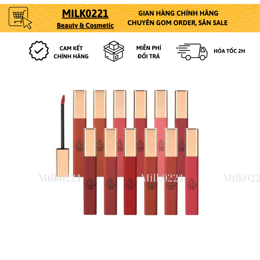 [CÓ SẴN + BILL] Son 3CE CLOUD LIP TINT