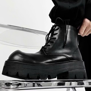  Giày combat boot da thời trang STARLORD G1321 đế cao 7cm 